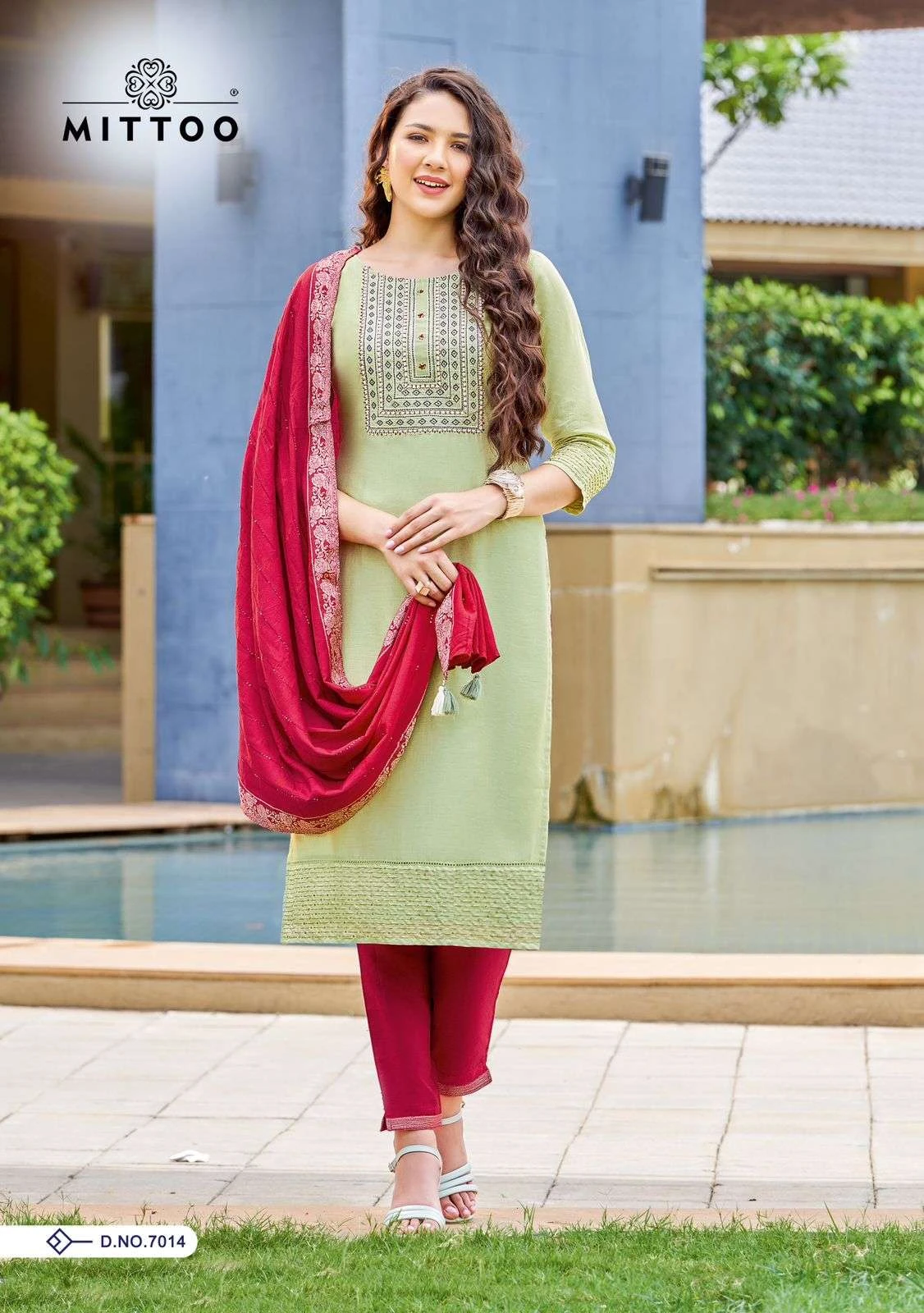 Mittoo Life Style Vol 2 Viscose Silk Wholesale Readymade Salwar Suit Catalog — Wholesale Salwar Suits, Mittoo wholesale from Surat — Photo 6